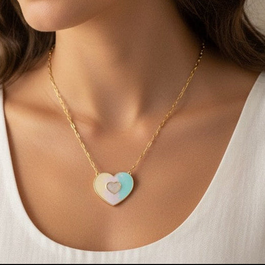radiant heart necklace