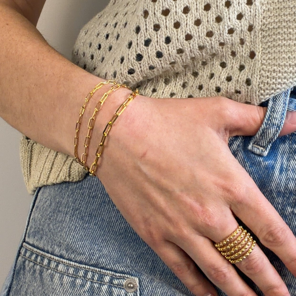 linked bracelet