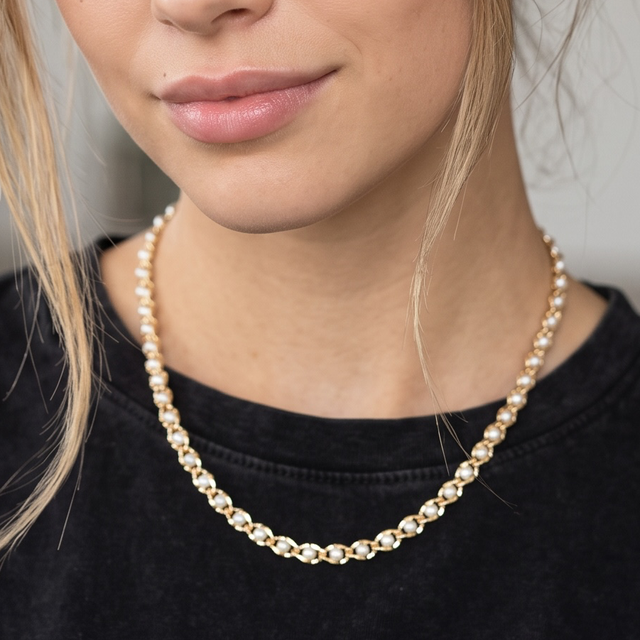 be your reason pearl eye necklace