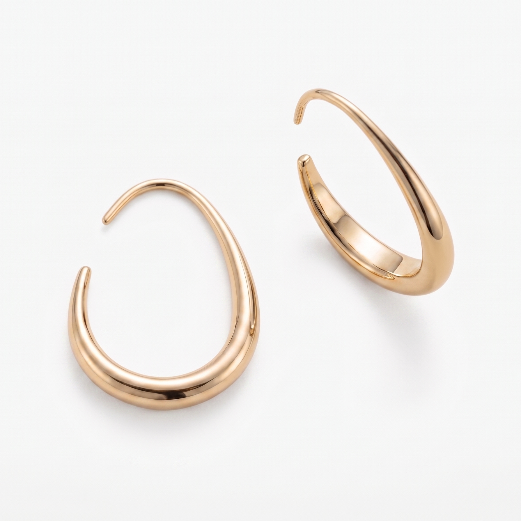 sculpt hoop earrings