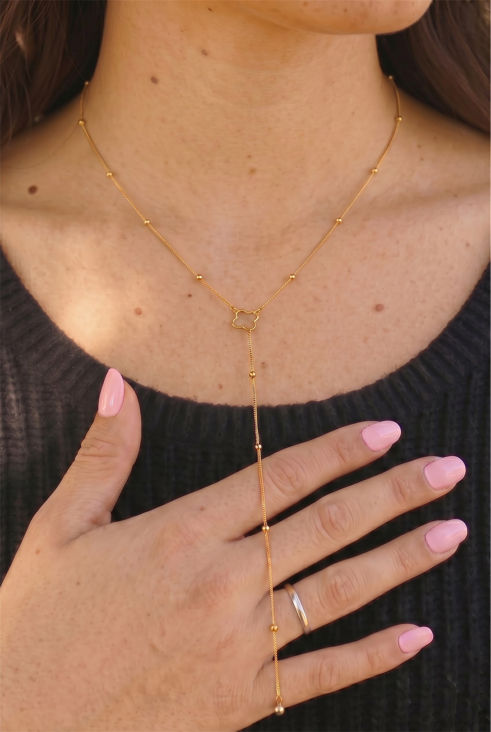 lucky you lariat necklace