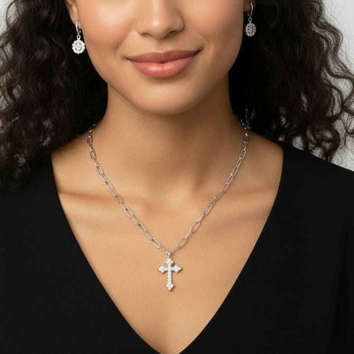 skye cross necklace