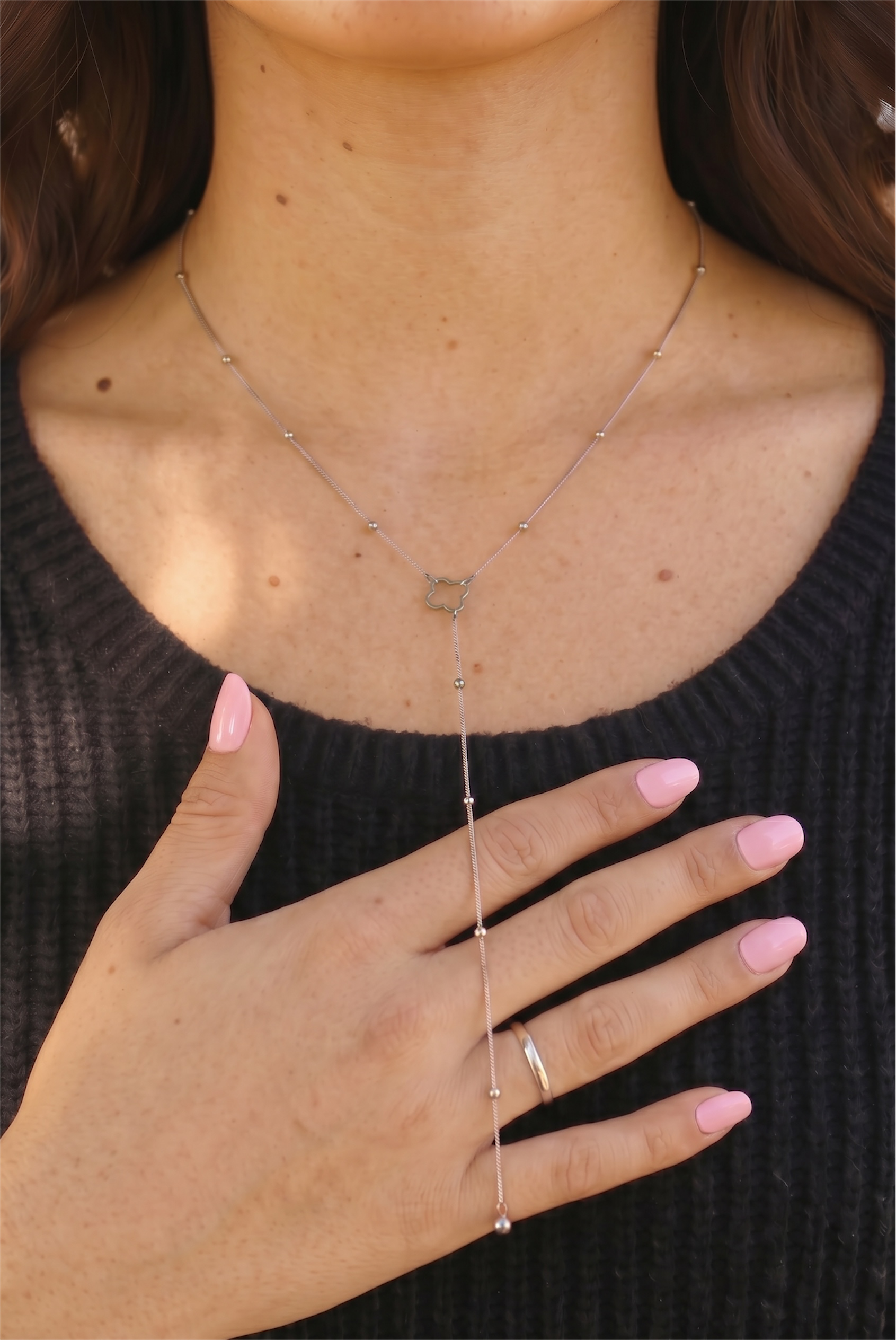 lucky you lariat necklace