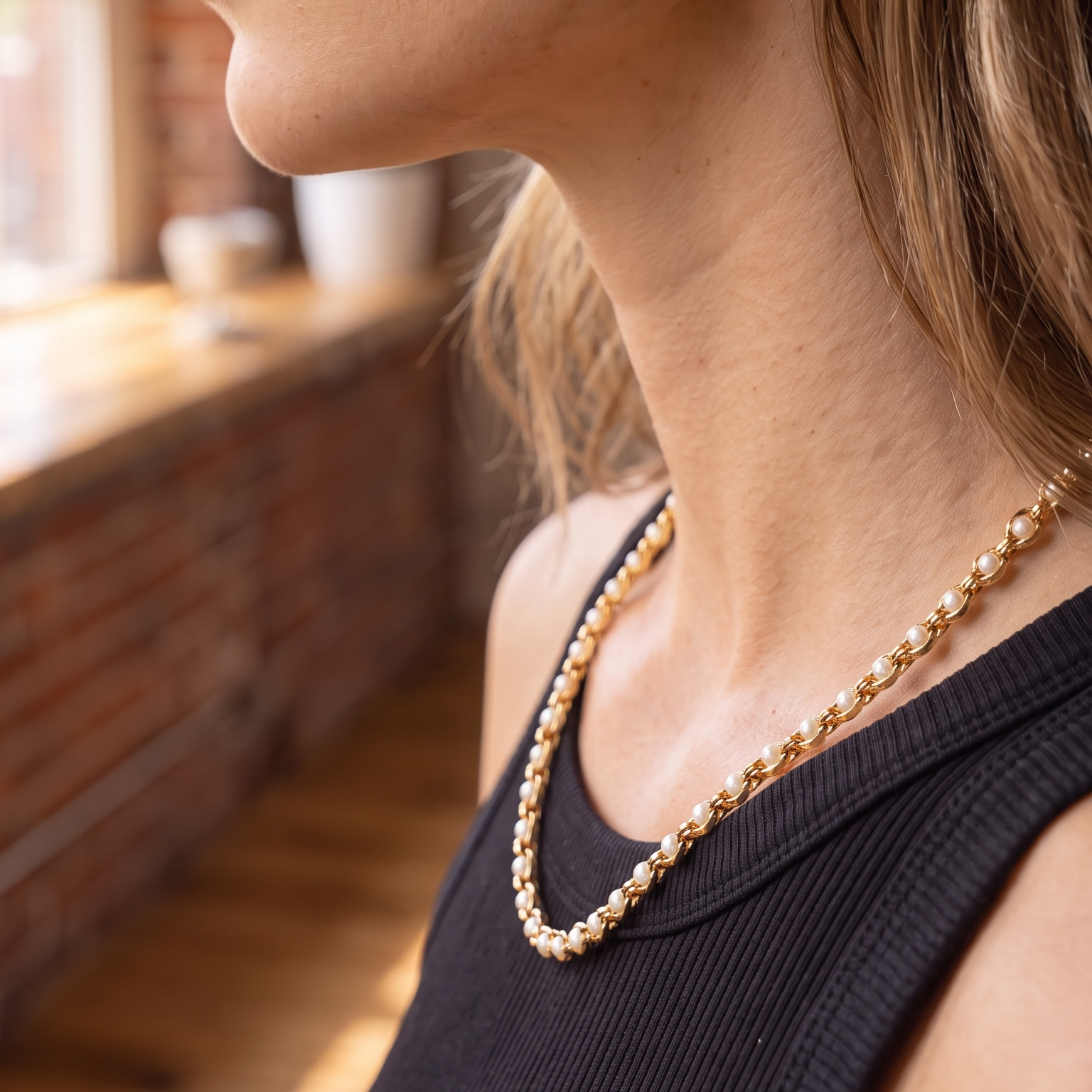 be your reason pearl eye necklace