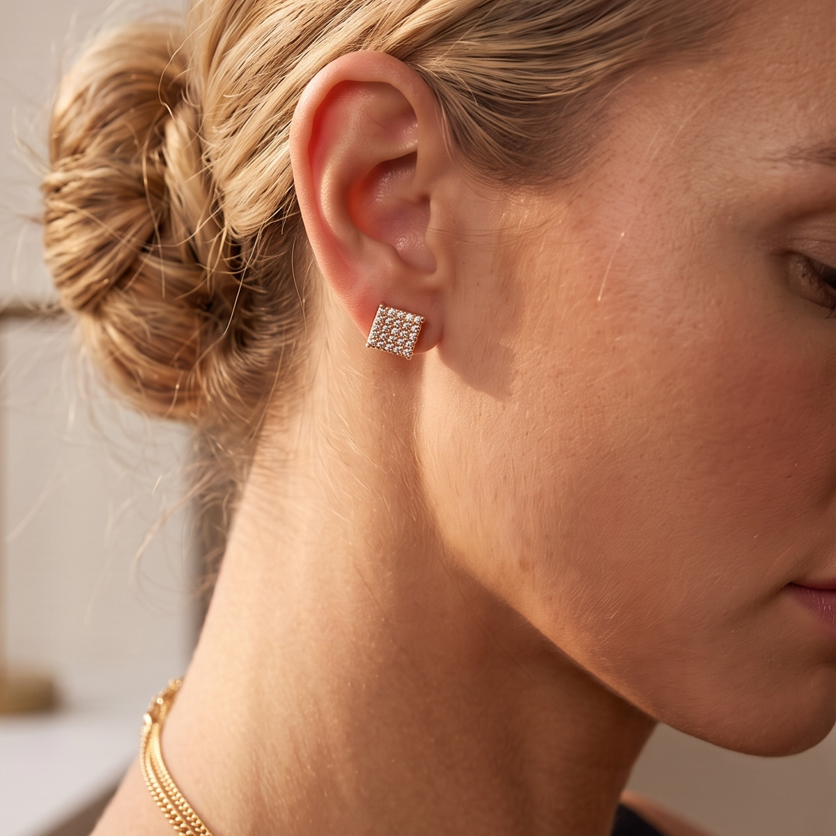 luxe icon studs