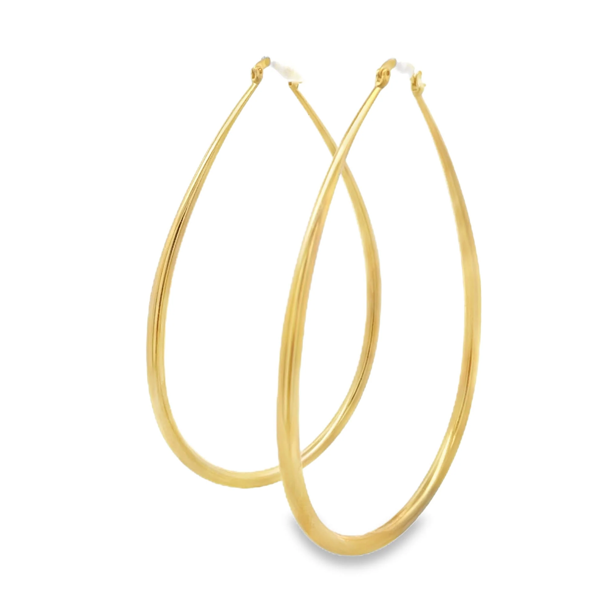 the statement teardrop hoops