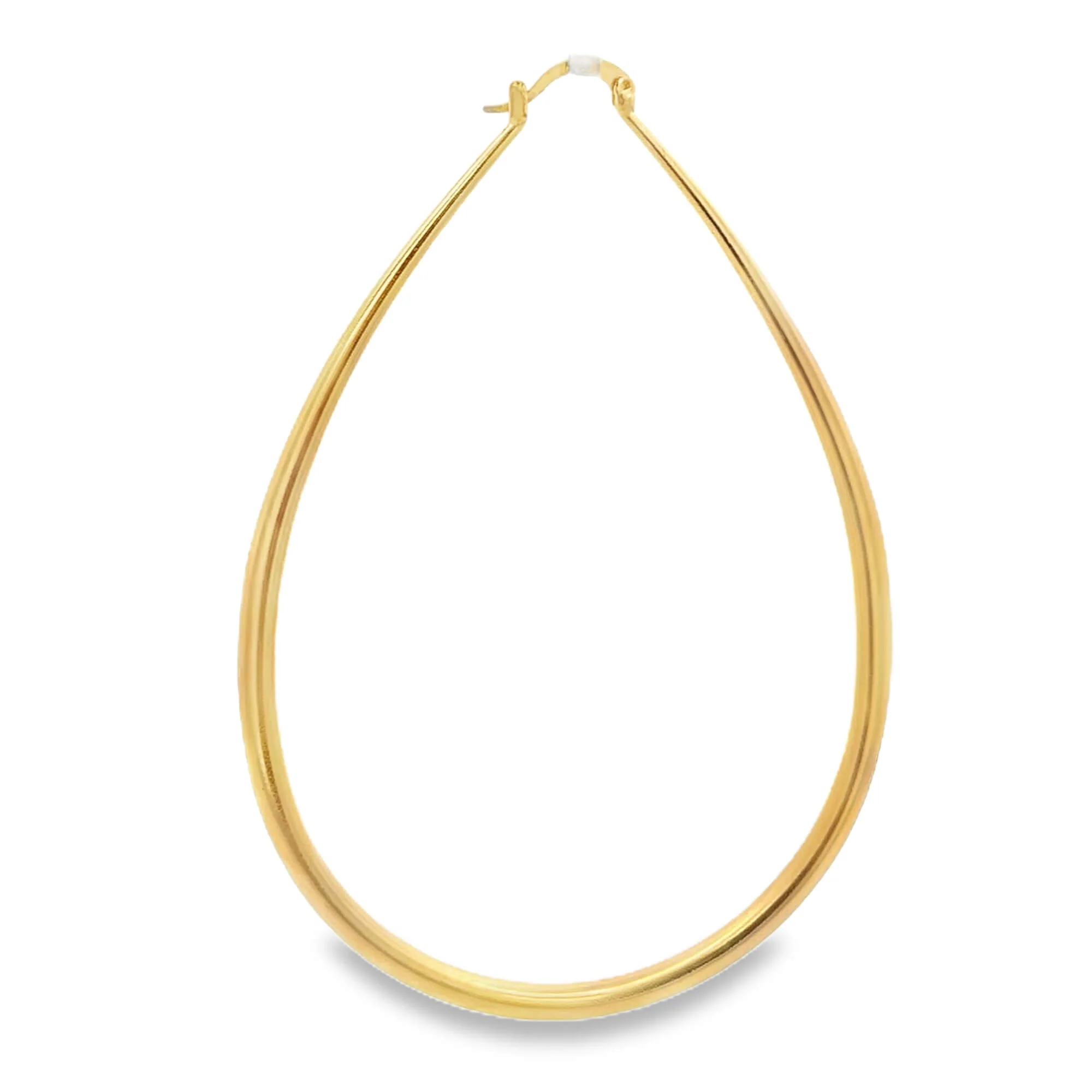 the statement teardrop hoops