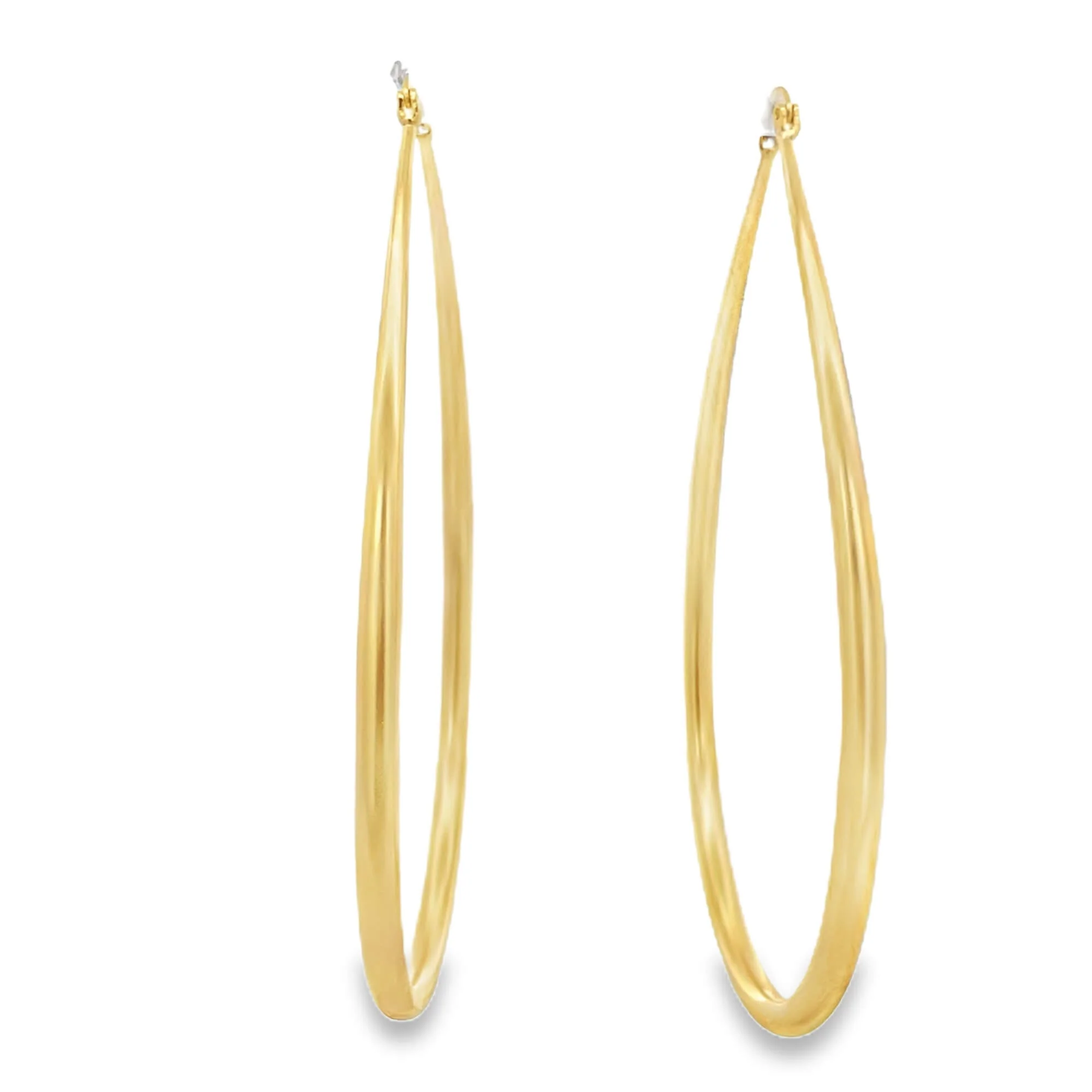 the statement teardrop hoops