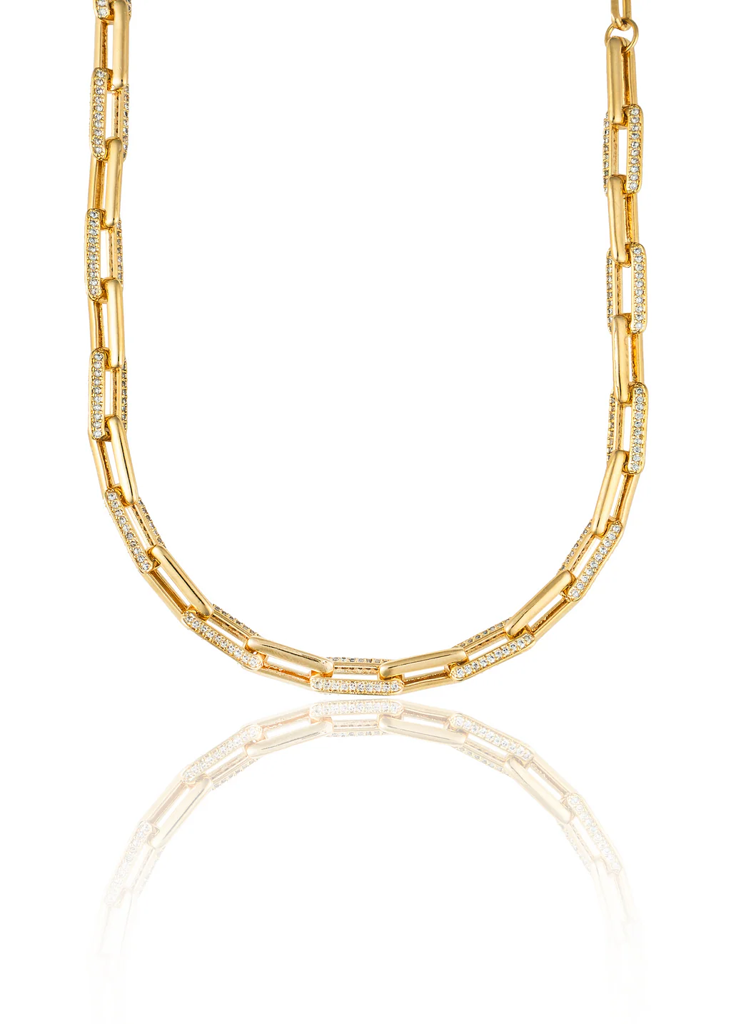 the luxe paperclip necklace