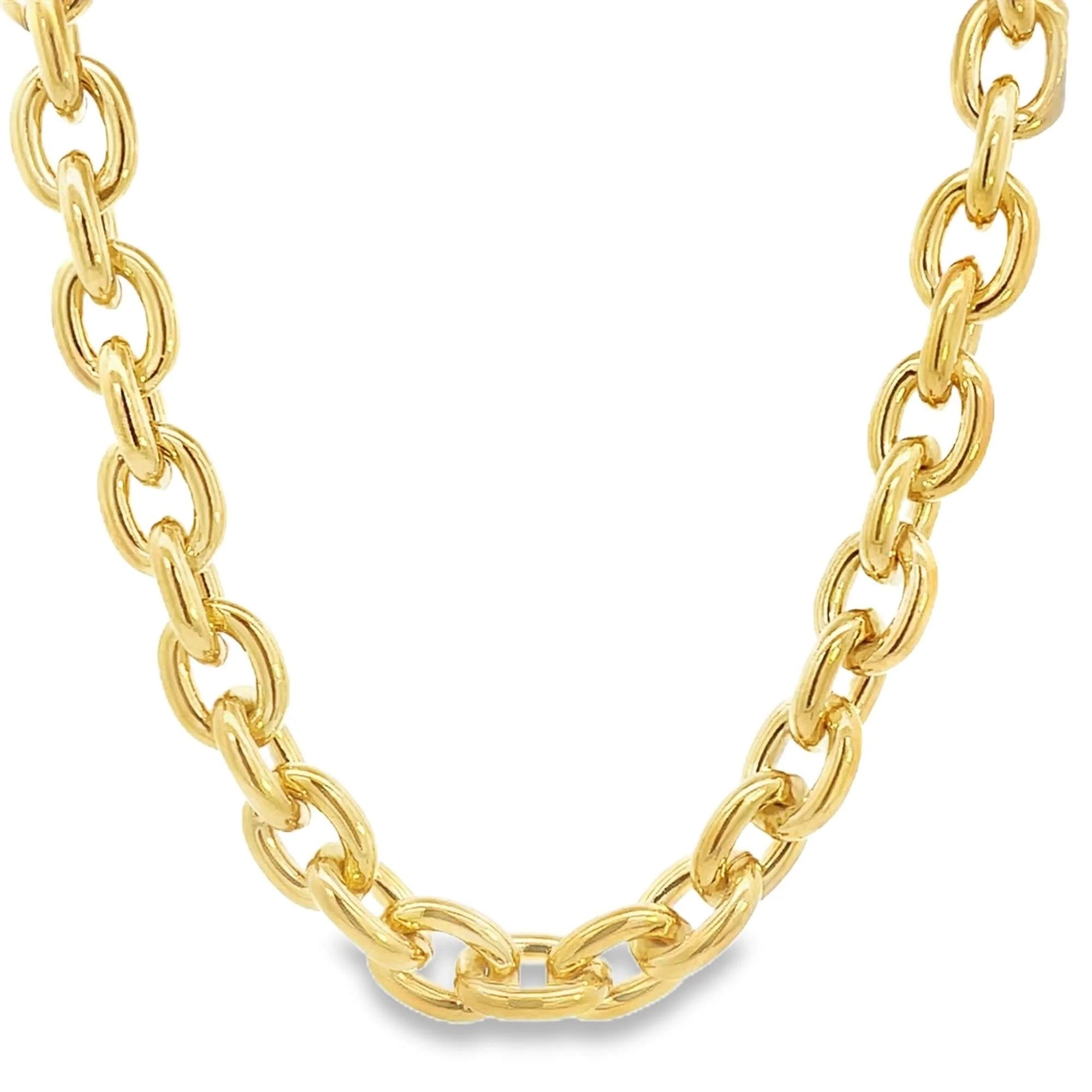 bold rolo necklace