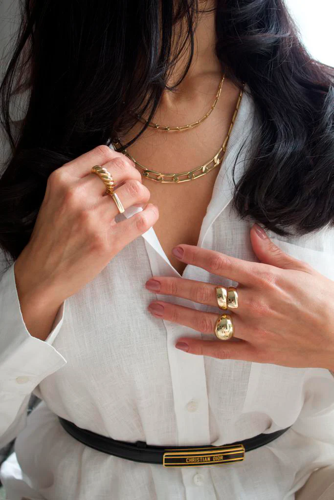 the bold spiral ring