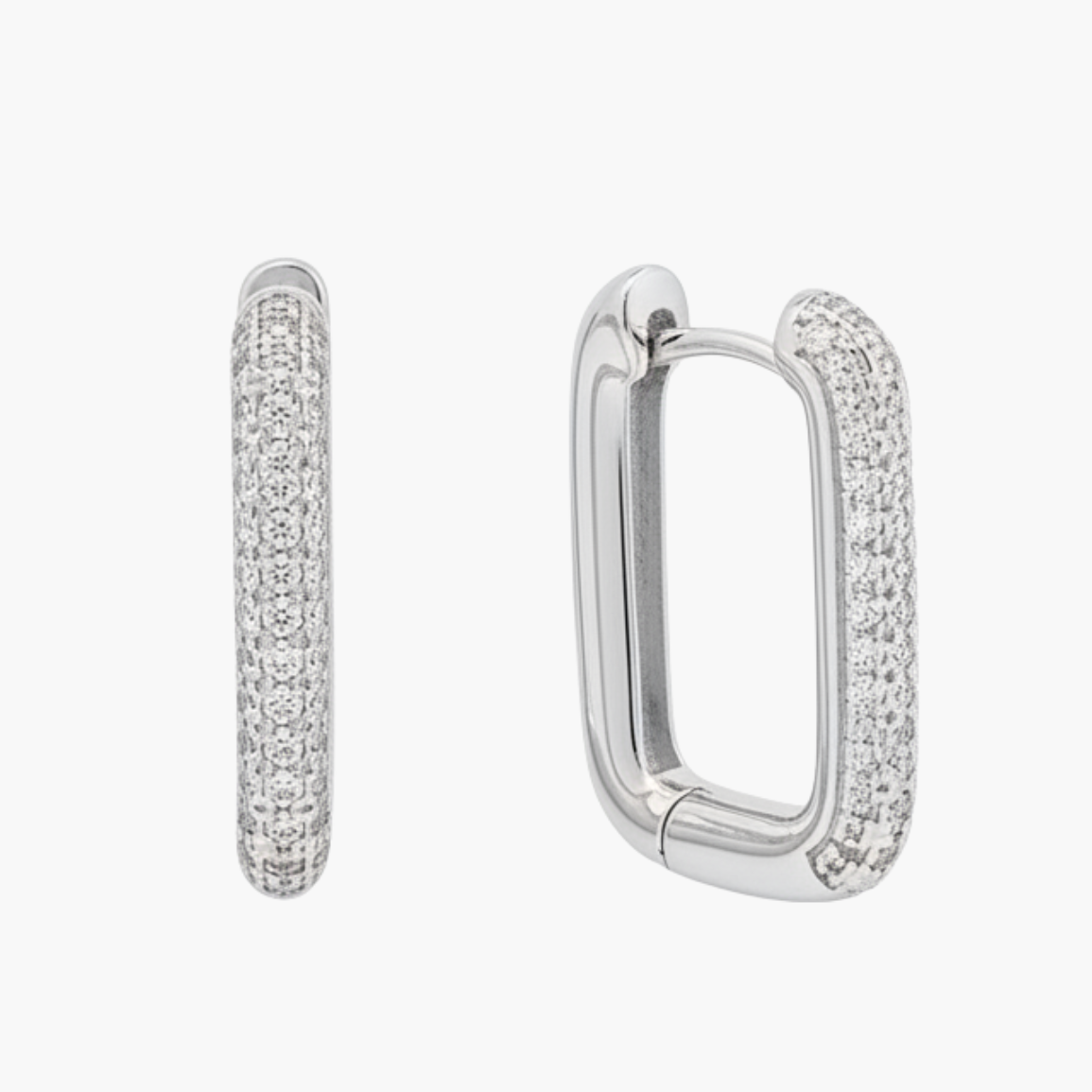 luxe pavé earrings
