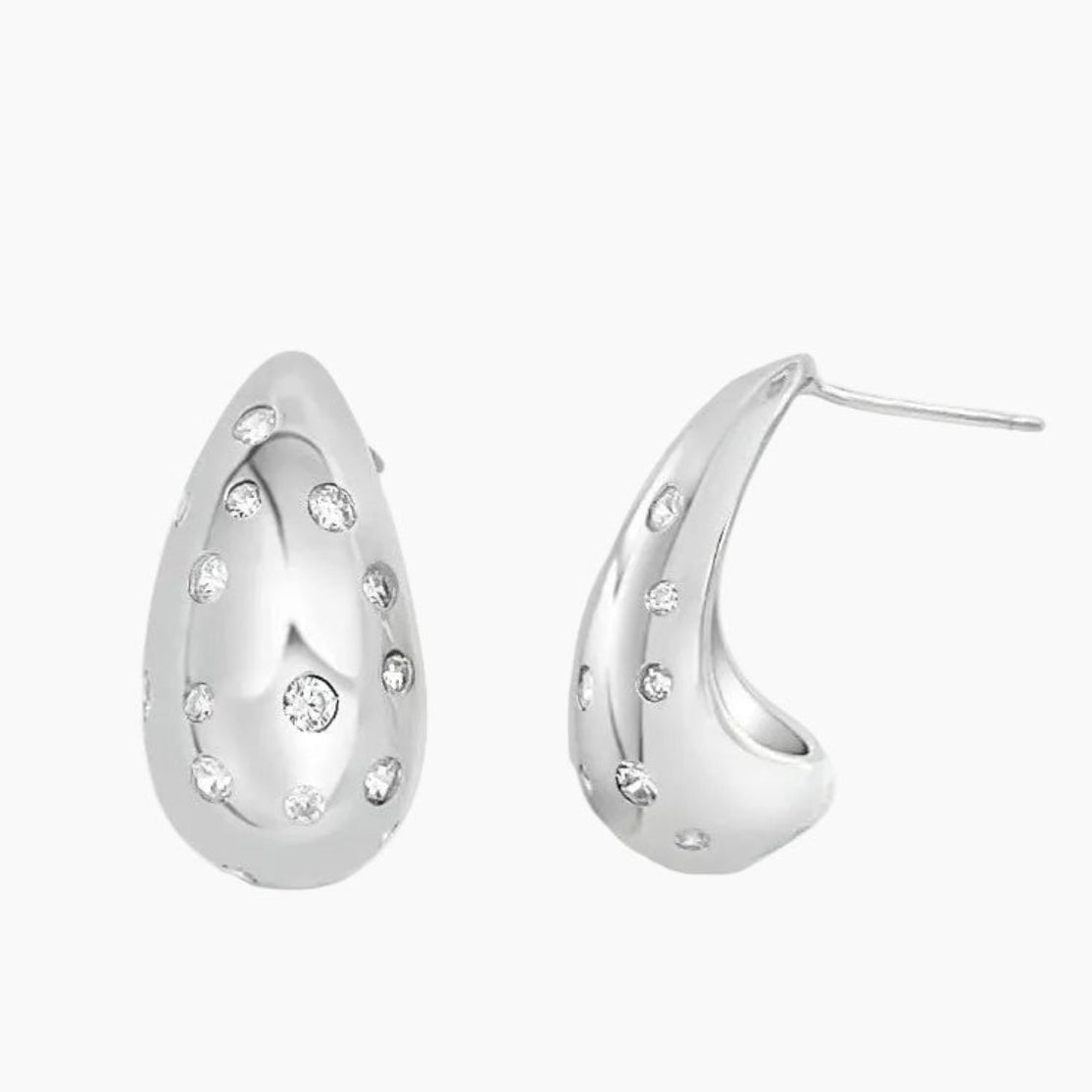 darla teardrop CZ earrings