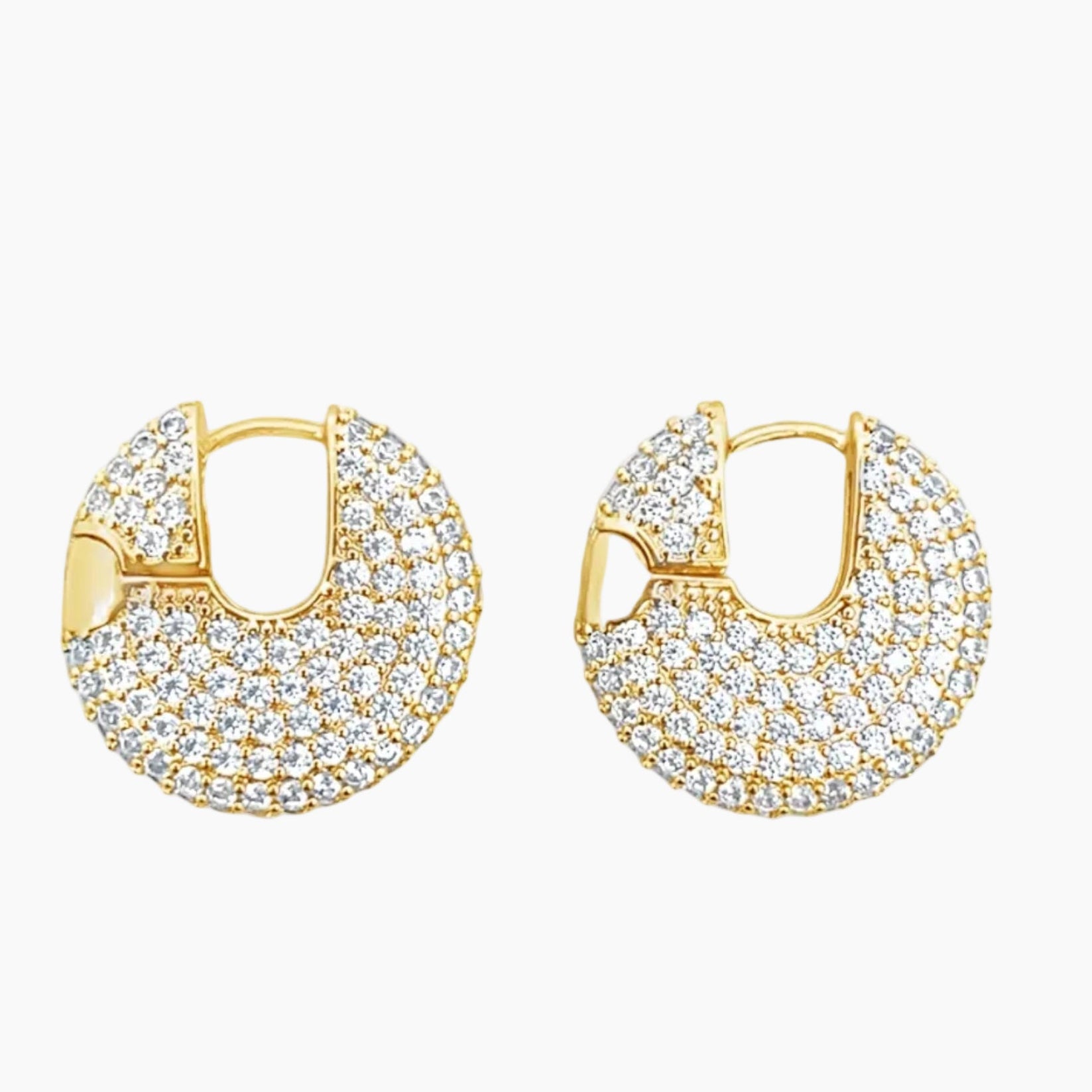 kendall pavé huggies