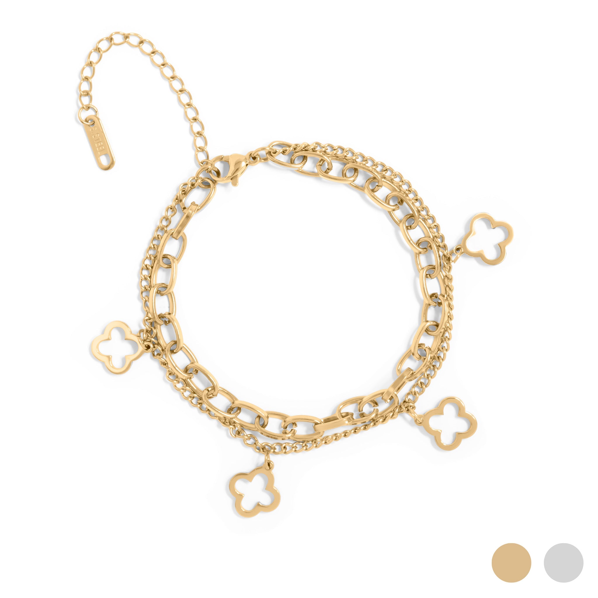 the lucky clover bracelet