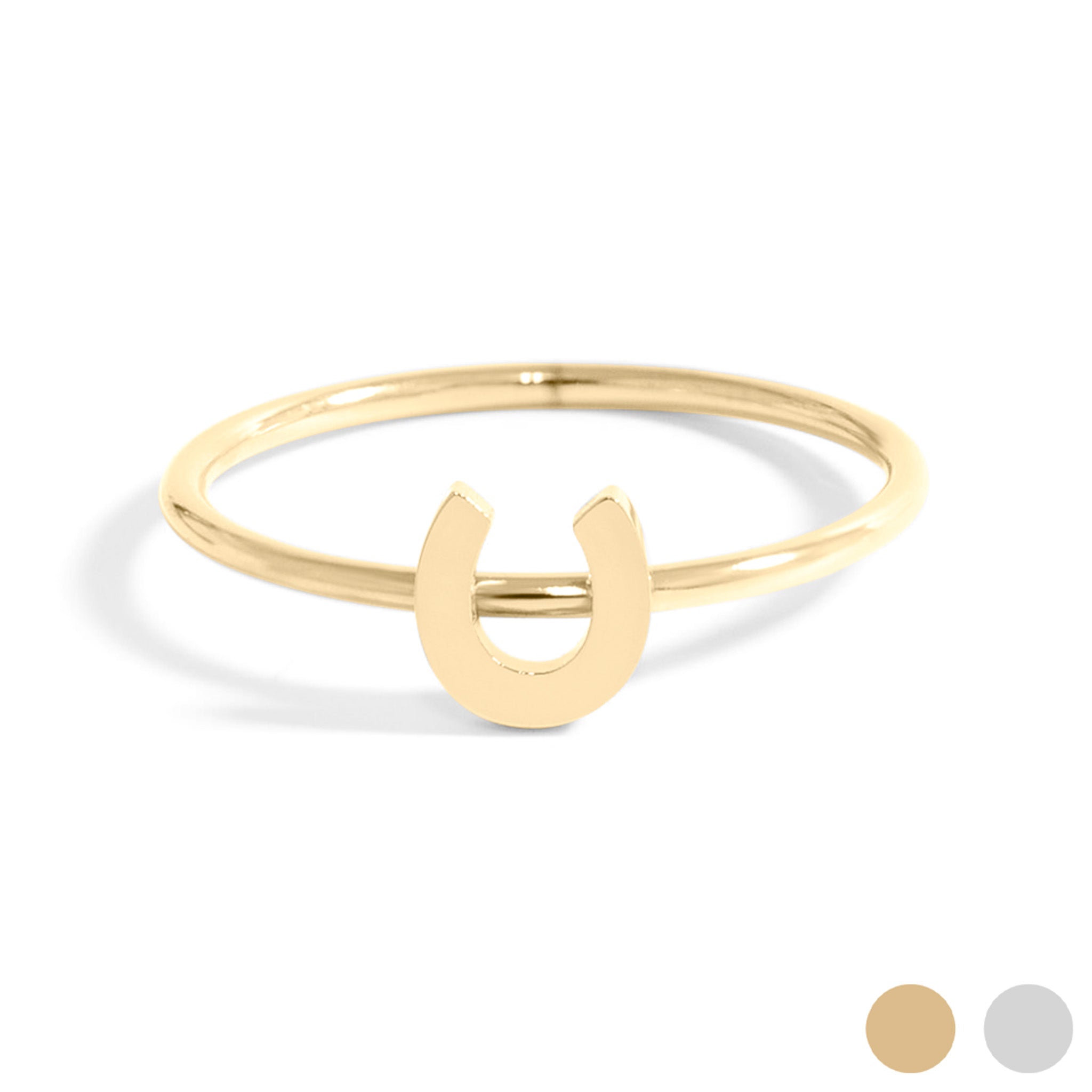 the lucky horseshoe ring