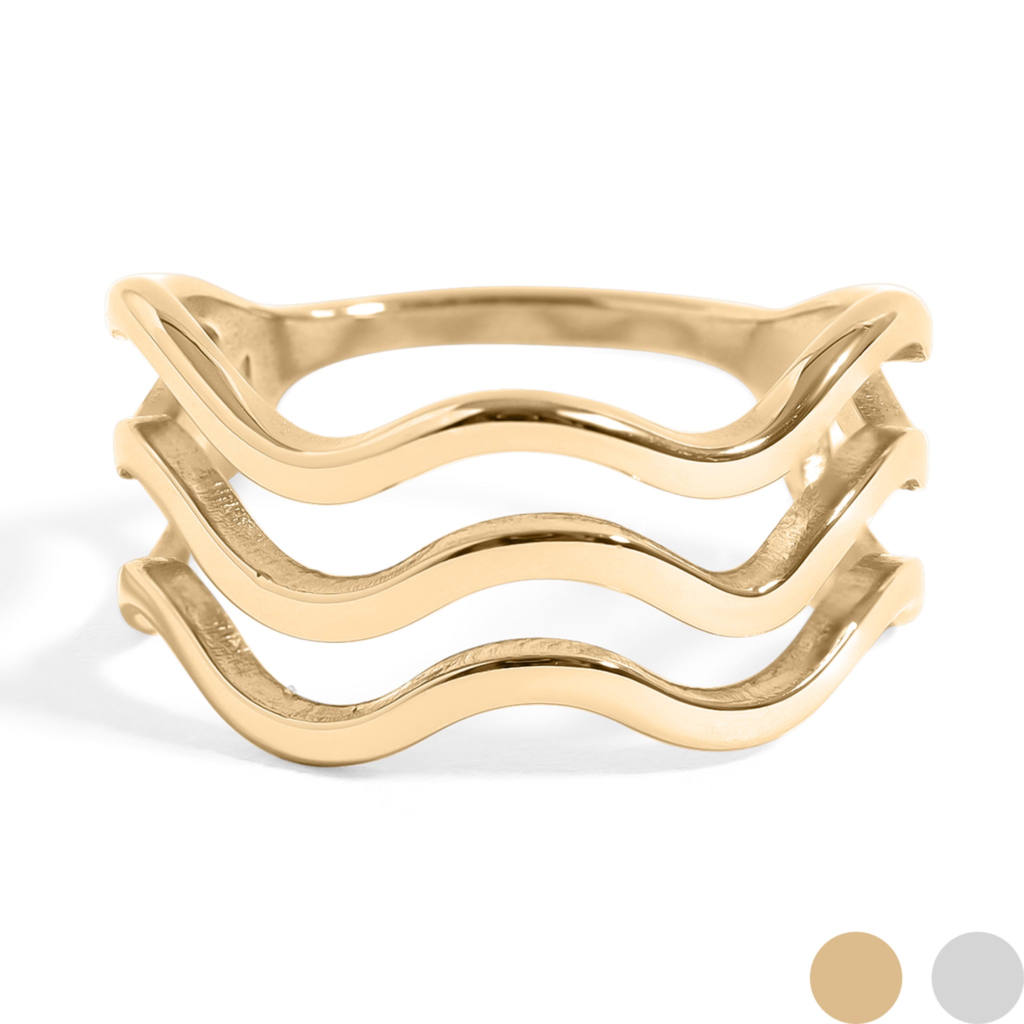 the bold wave ring