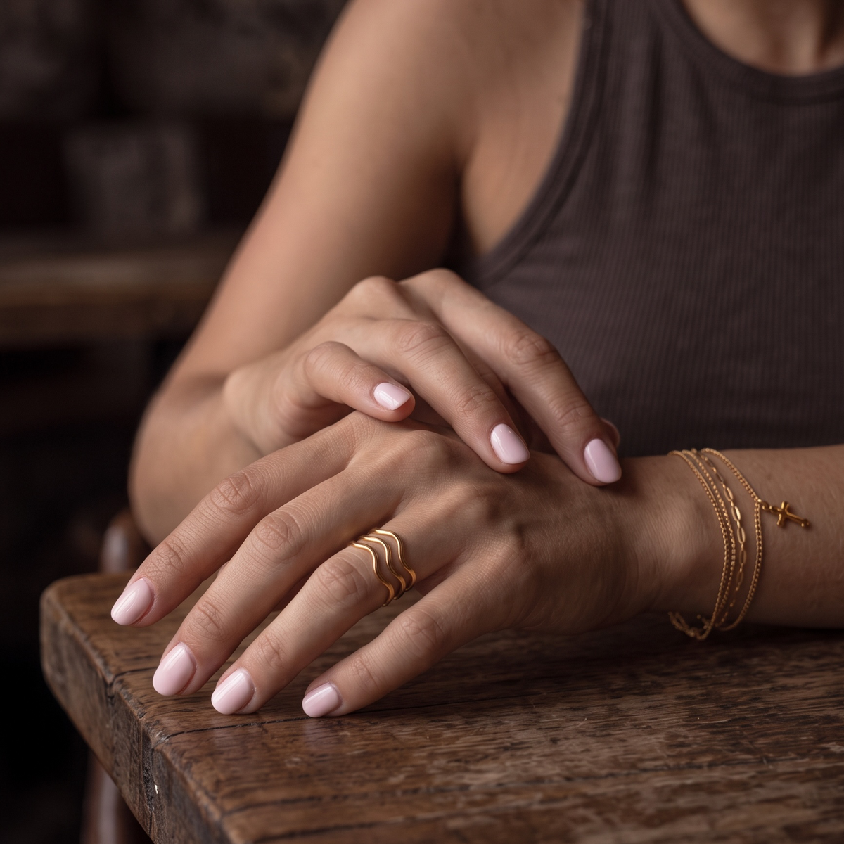 bold wave ring