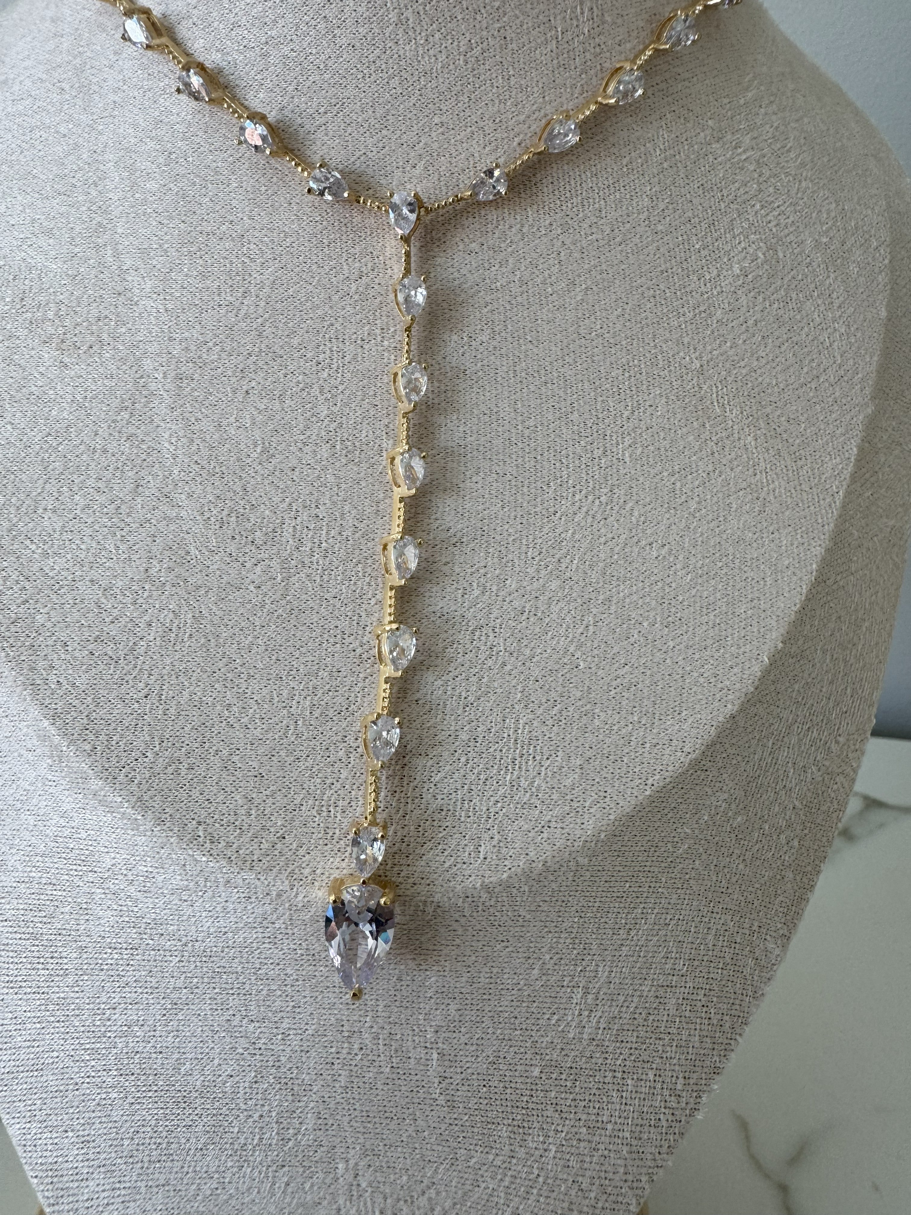 radiant lariat necklace