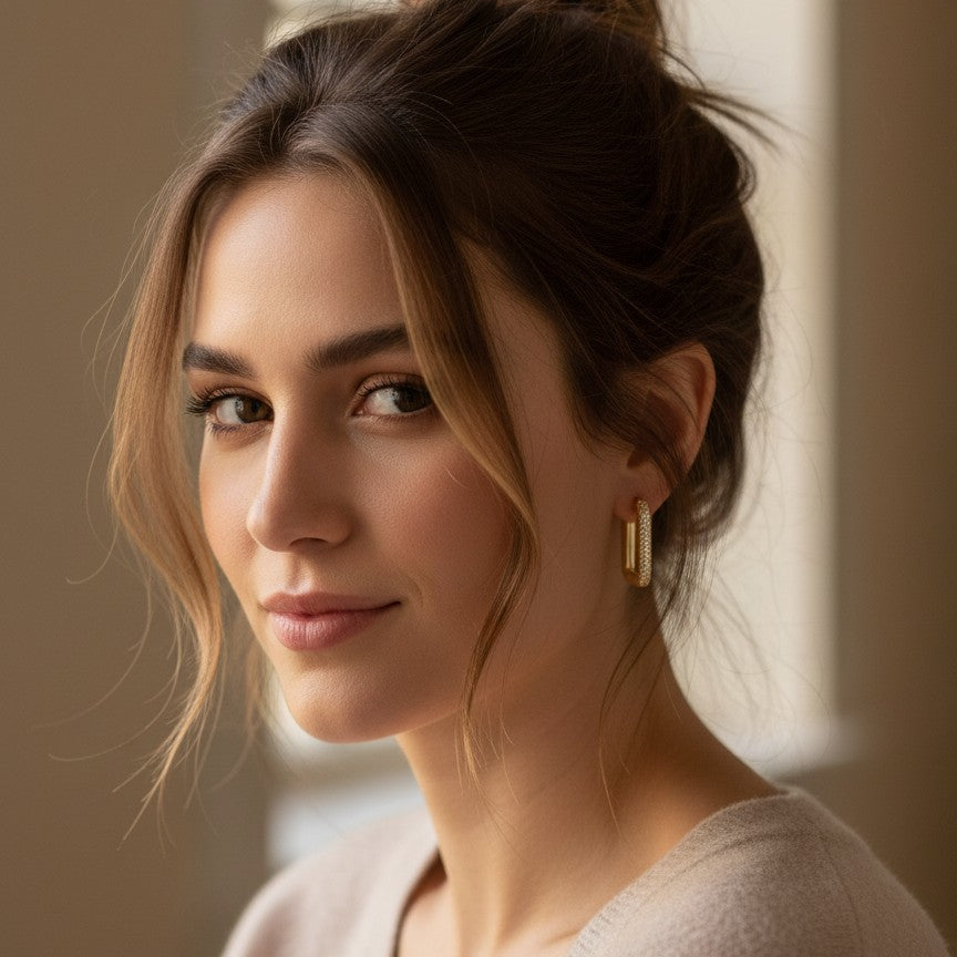 the luxe signature earrings