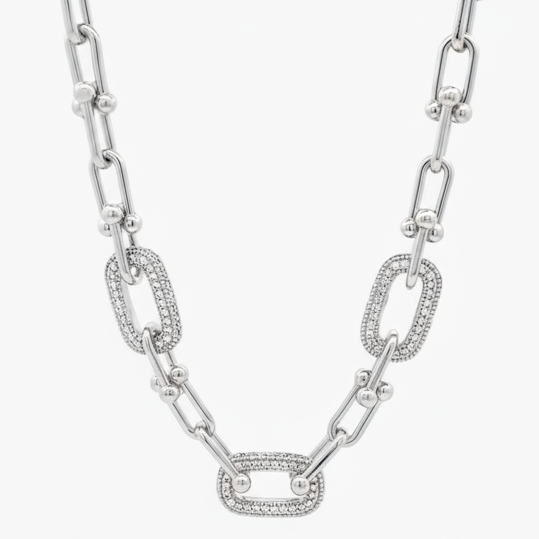 Luxe Signature Necklace - Silver