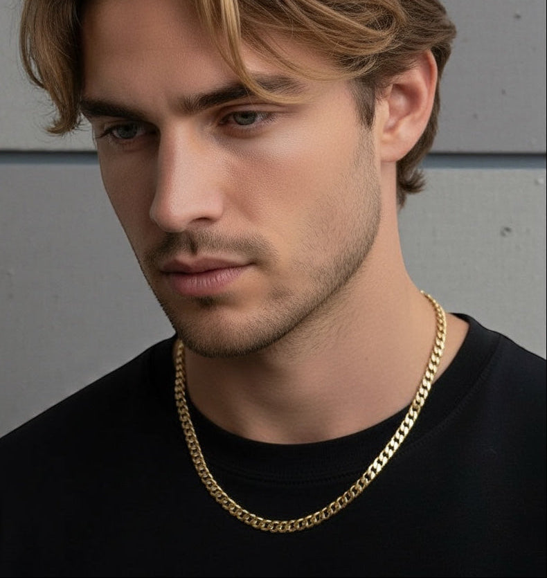 decide diamond cut curb chain