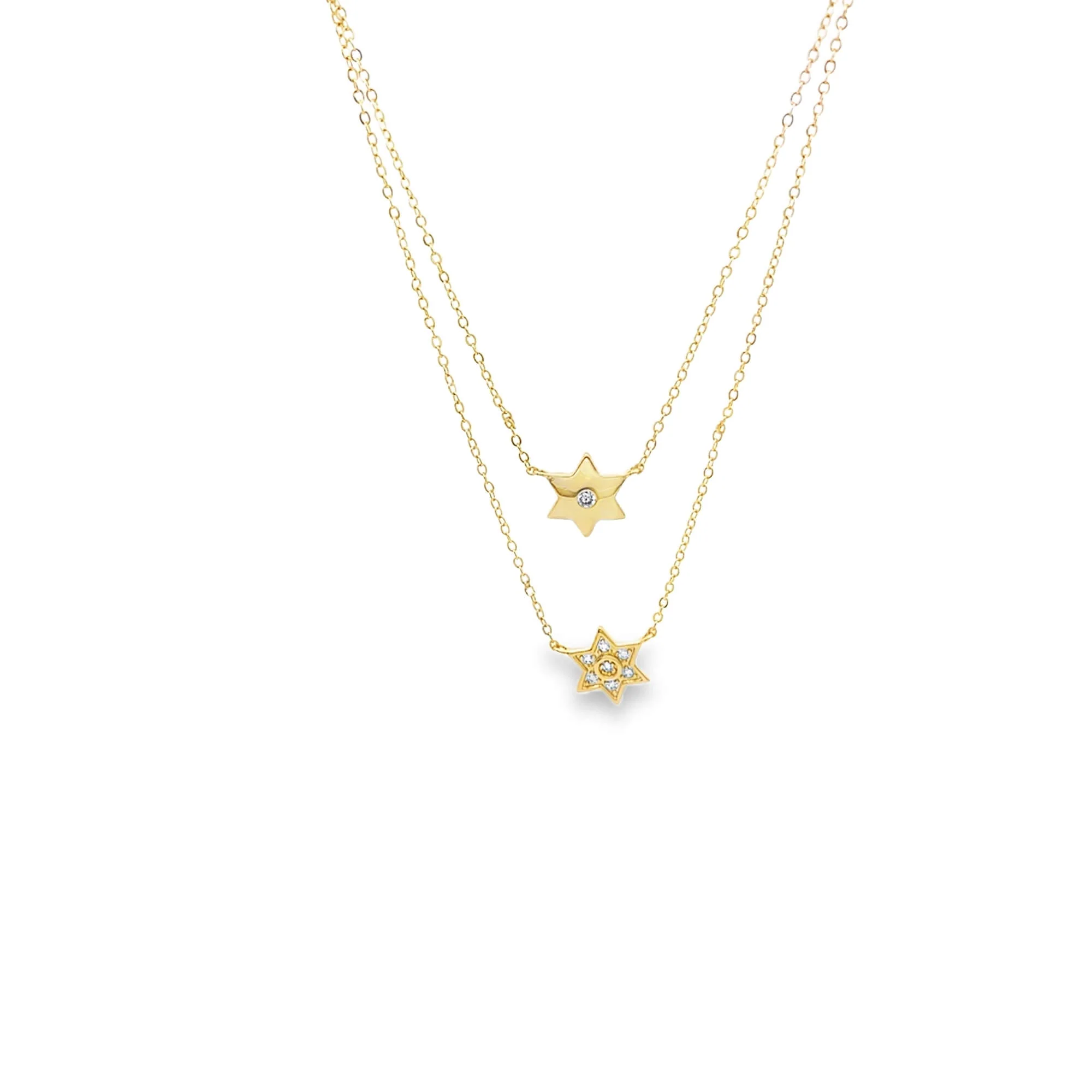 the radiant star layers necklace