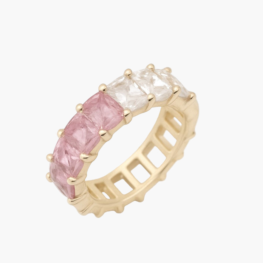 pink ombré ring