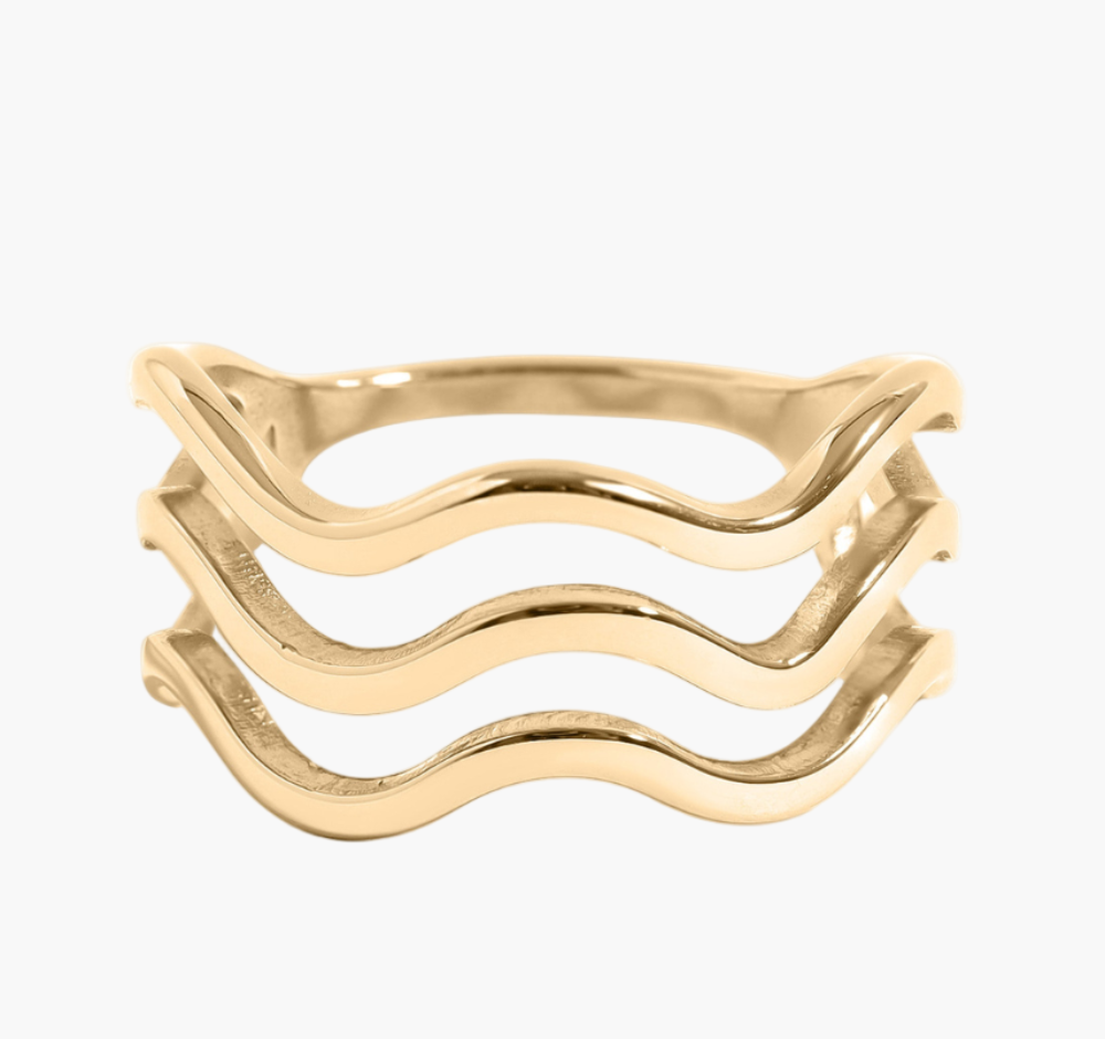 bold wave ring