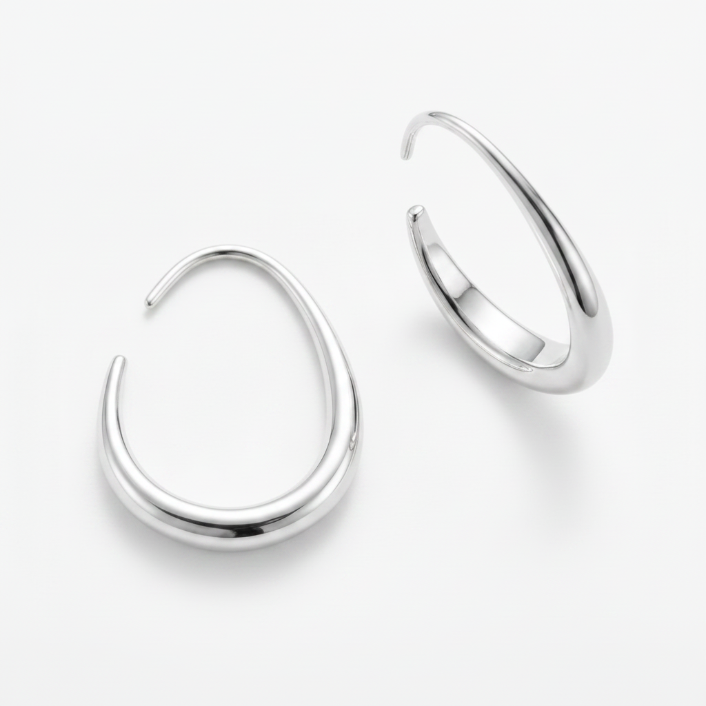 sculpt hoop earrings