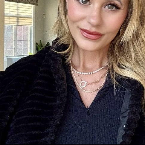 heart tennis necklace