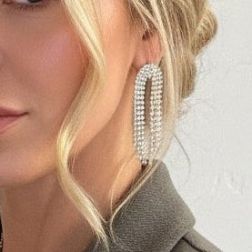 luxe chandelier earrings