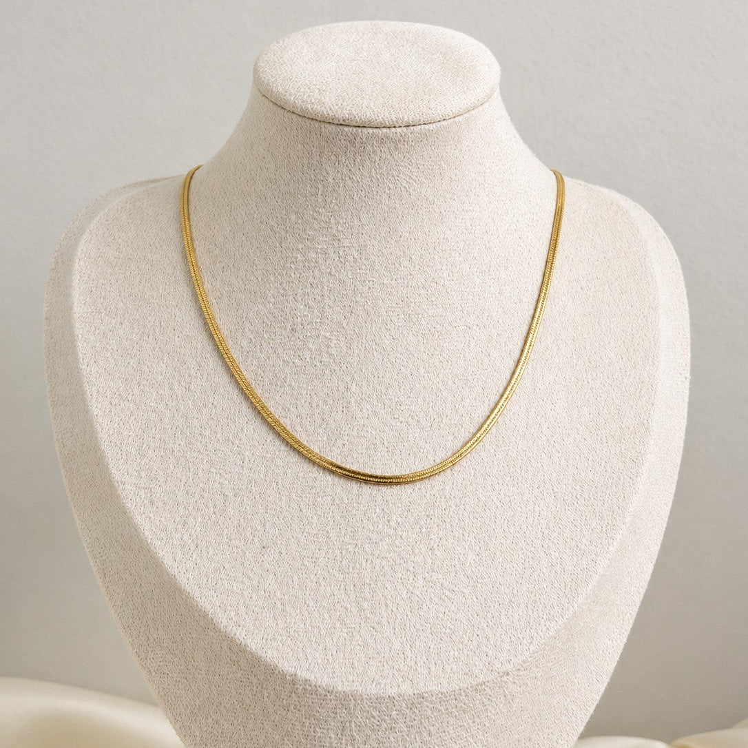 classic herringbone necklace