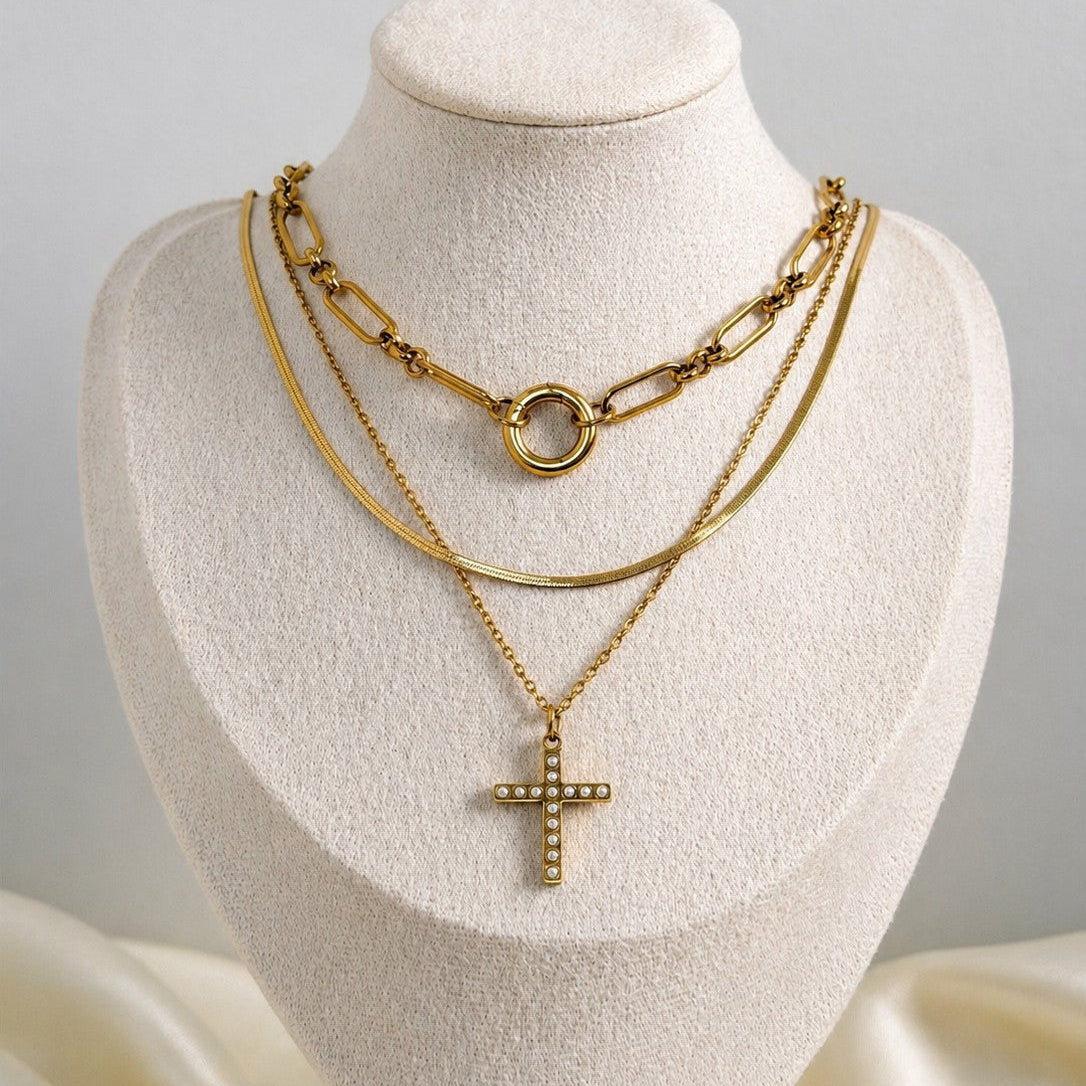 classic herringbone necklace