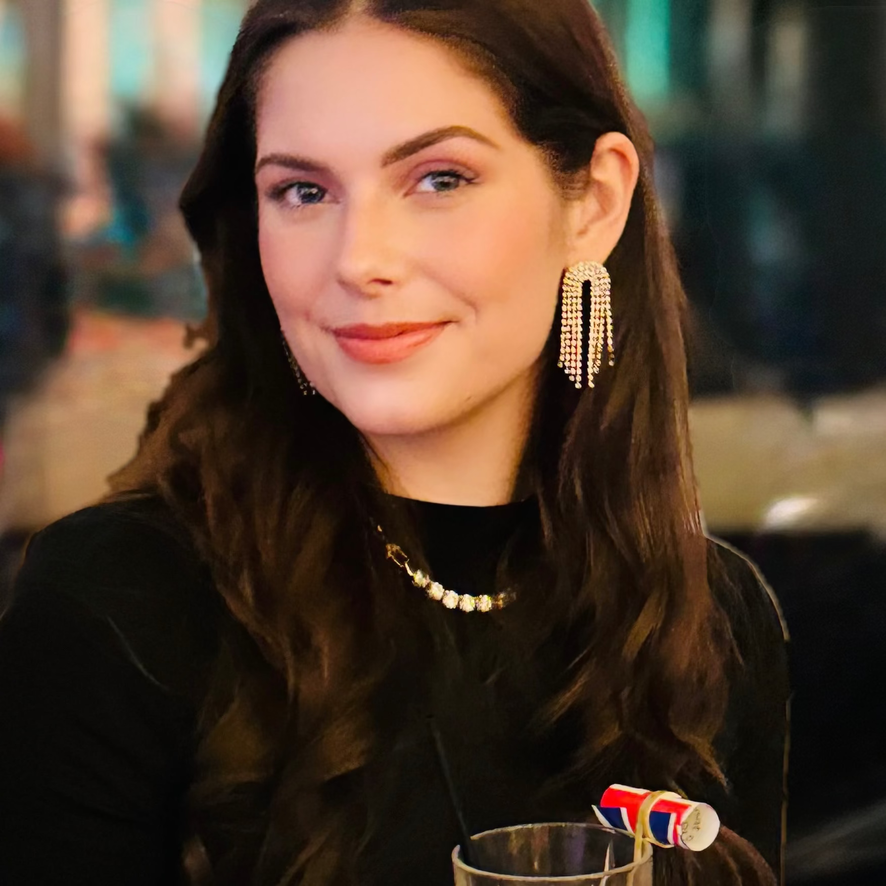 luxe chandelier earrings