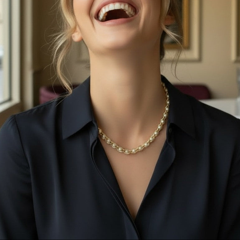 be your reason pearl eye necklace