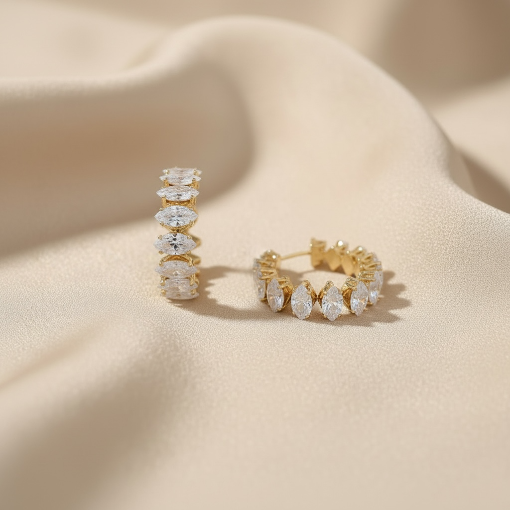 bianka timeless tennis earrings