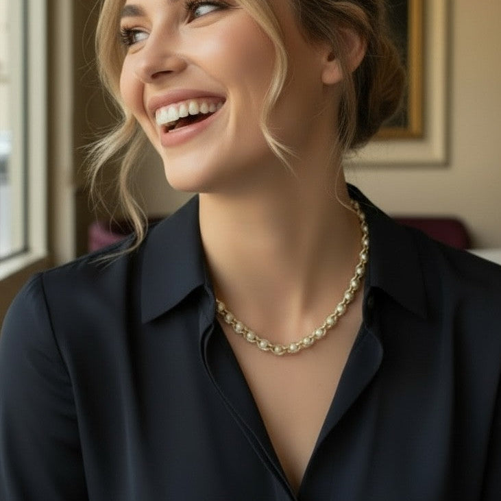 be your reason pearl eye necklace