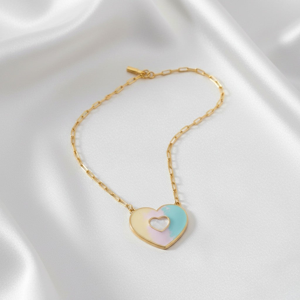 radiant heart necklace