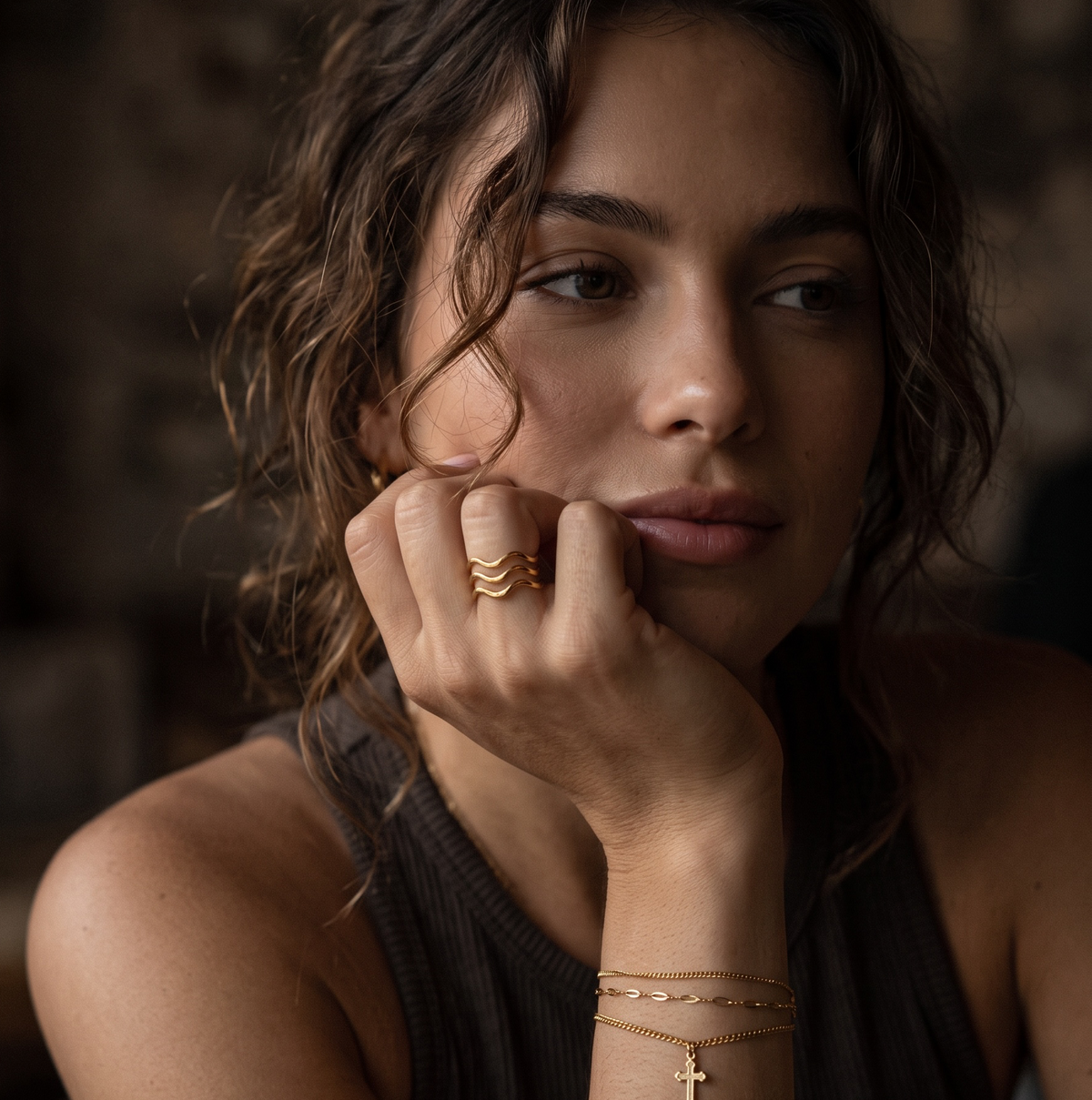bold wave ring