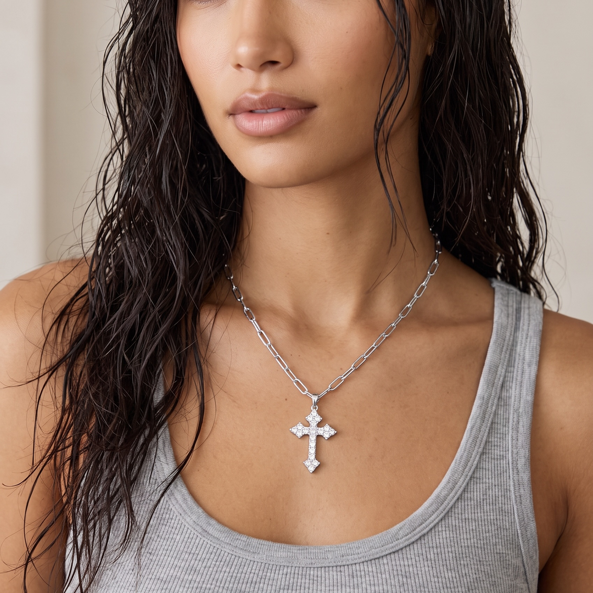 skye cross necklace