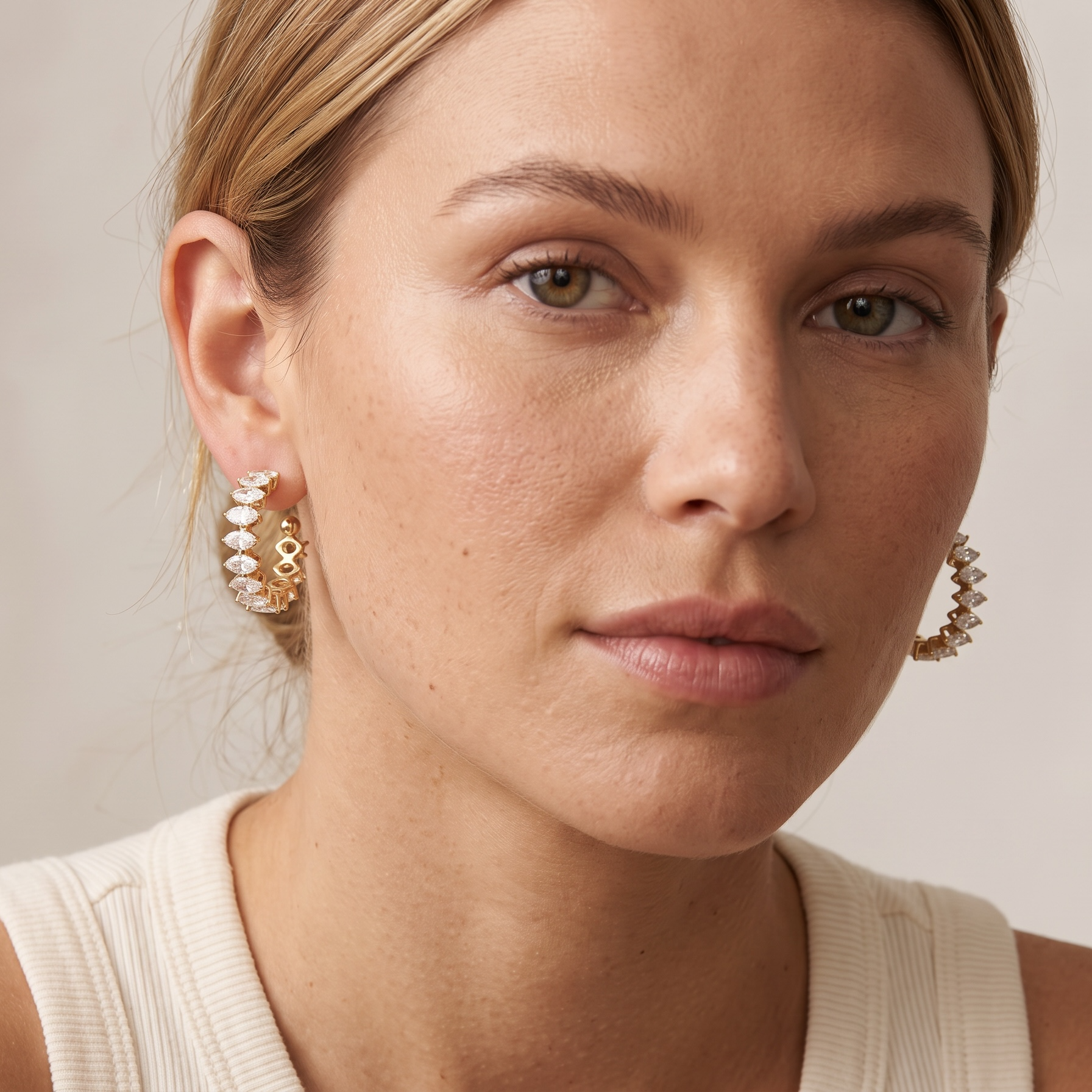 bianka timeless tennis earrings