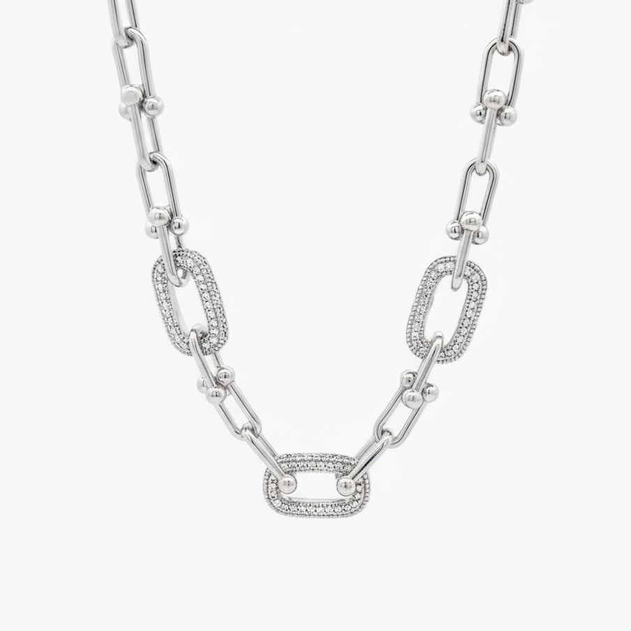 Luxe Signature Necklace - Silver