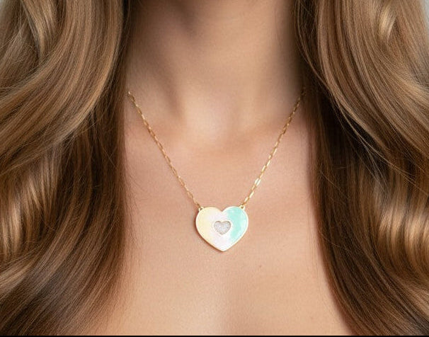 radiant heart necklace
