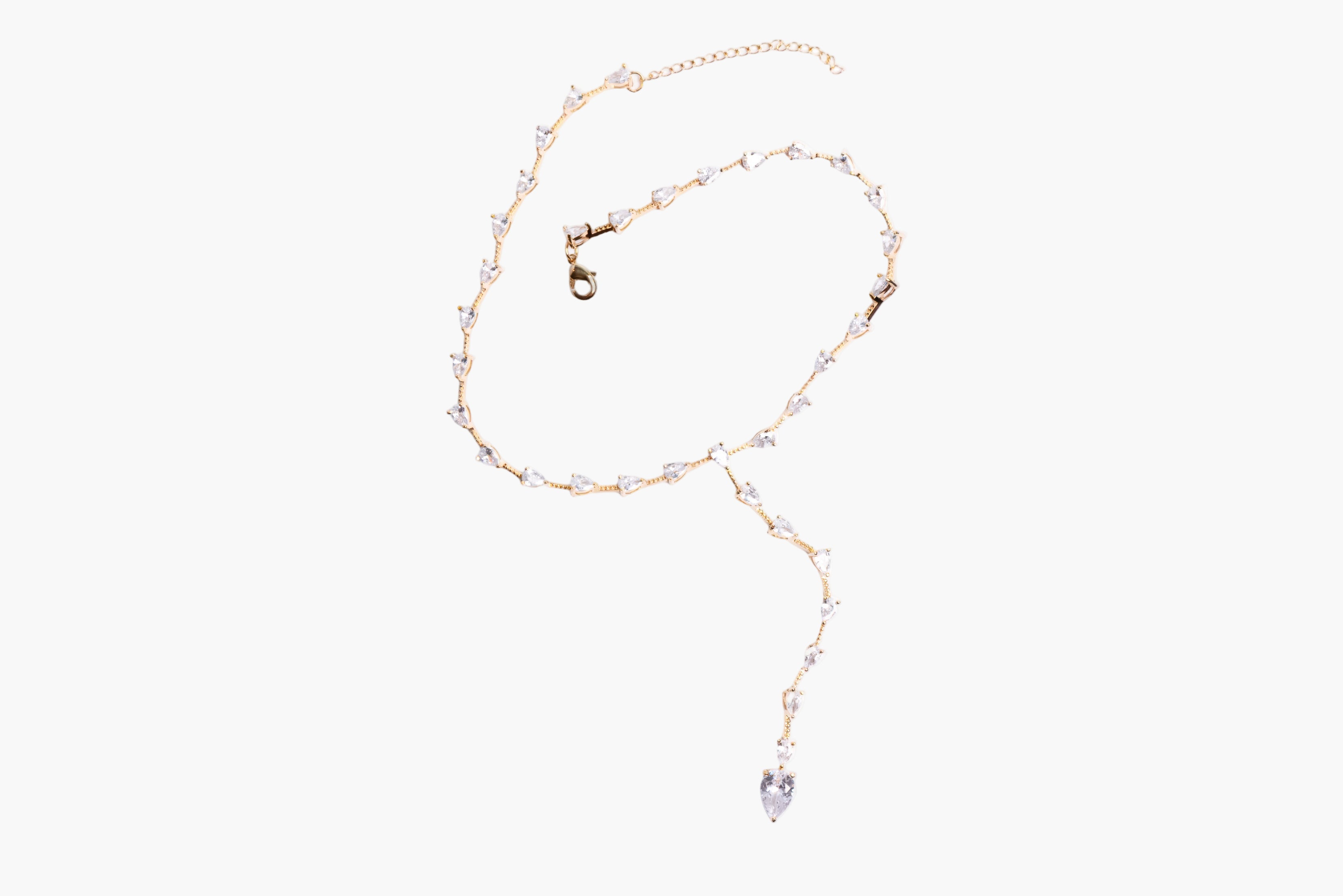 radiant lariat necklace